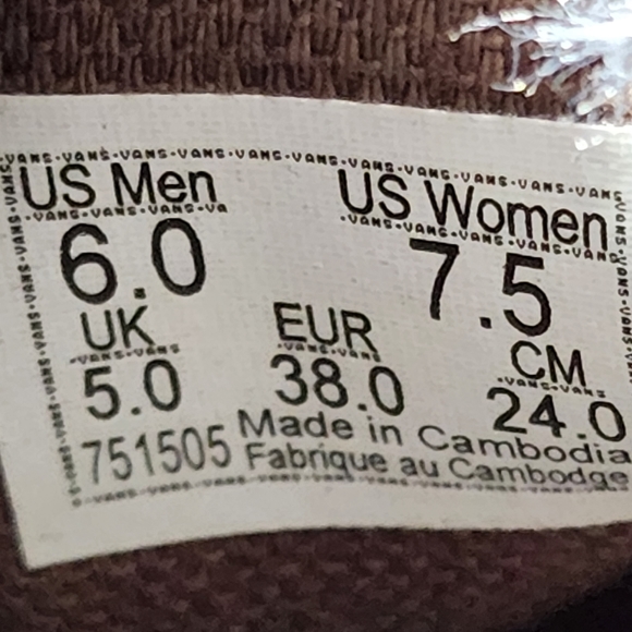 Vans Classic Slip On Green White Canvas Women's Shoes NEW - Picture 13 of 14